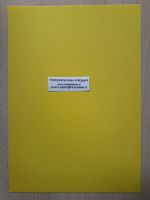 Fluorescerende Stickervellen papier geel A5 OP=OP